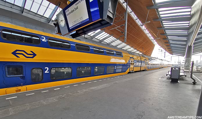 intercity train at amsterdam bijlmer arena