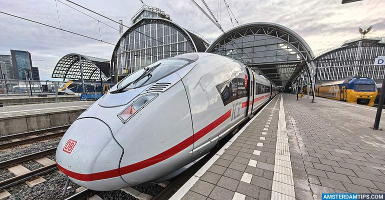 rail passes Netherlands - train at amsterdam centraal