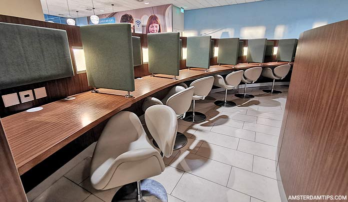 klm crown lounge 25 workspaces