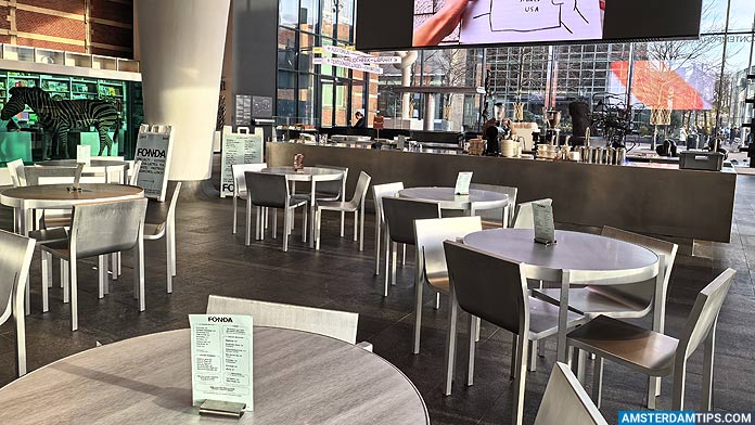 stedelijk amsterdam - fonda coffee bar in main hall
