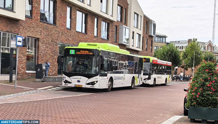 zandvoort centrum bus stop - connexxion buses