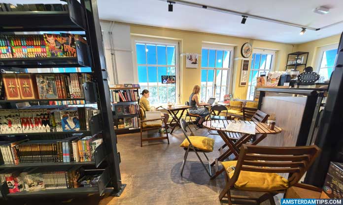 abc bookstore amsterdam - cafe