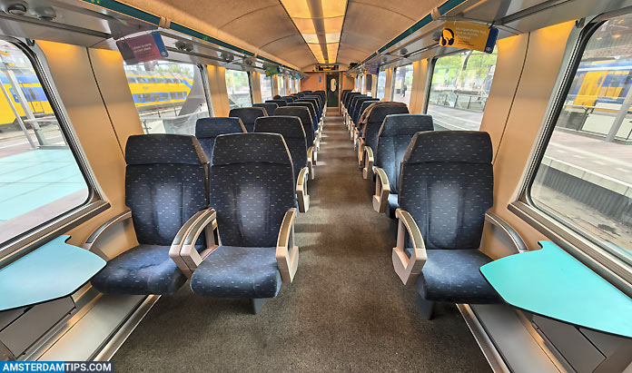 eurocity train (rotterdam-brussels_ - 1st class seats