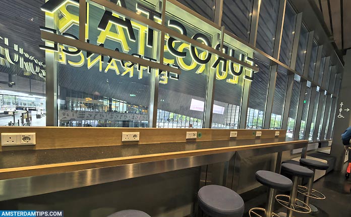Eurostar terminal Rotterdam - waiting area