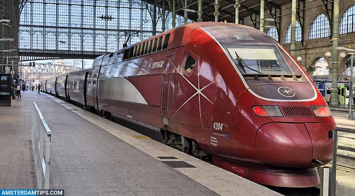 eurostar (former thalys) PBKA train at Paris Nord