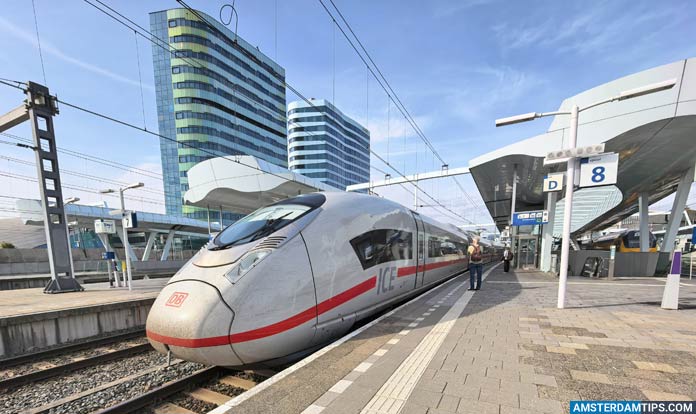 ice train at arnhem centraal