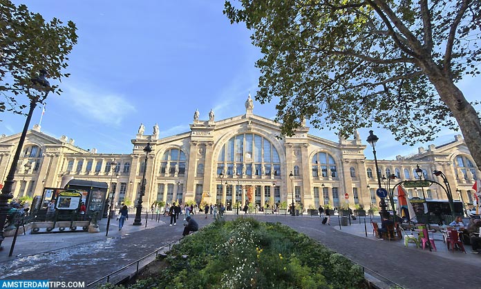 paris gare du nord station building