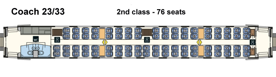 ice3neo seat map coach 23/33