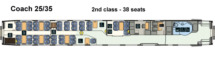 ice3neo seat map coach 25/35