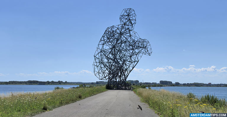 antony gormley exposure in lelystad
