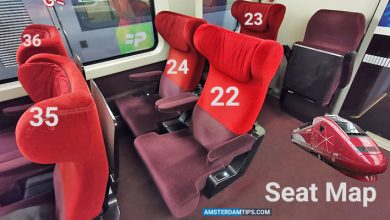 eurostar red (thalys) seat map