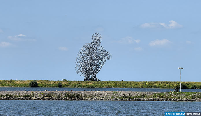 Antony Gormley Exposure in Lelystad from Batavia area