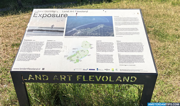 antony gormley exposure info plaque