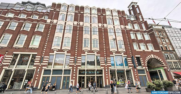primark amsterdam store on damrak