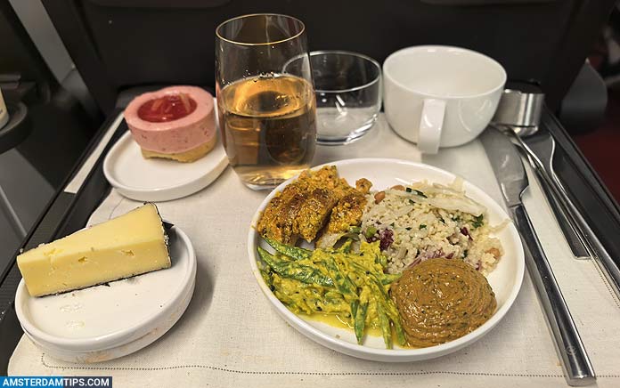 Eurostar Premier main course - Suffolk chicken