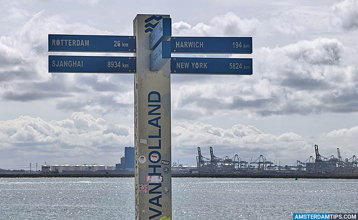hoek van holland signpost