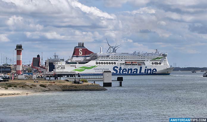 stena line ferry departing Hoek van Holland port