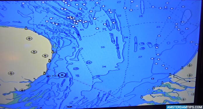 stena line ferry - live gps position north sea