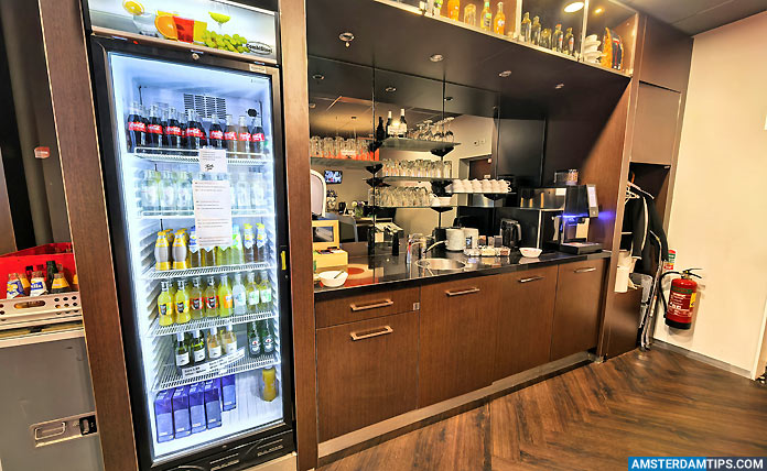 ns international lounge amsterdam - drinks