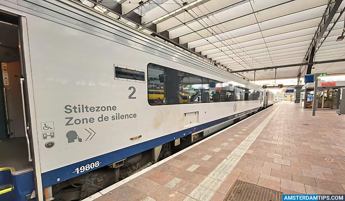 eurocity train - silence zone carriage